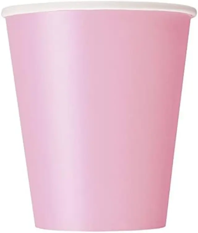 Ποτήρια Χάρτινα 266ml Ροζ - Pink /8 τεμ