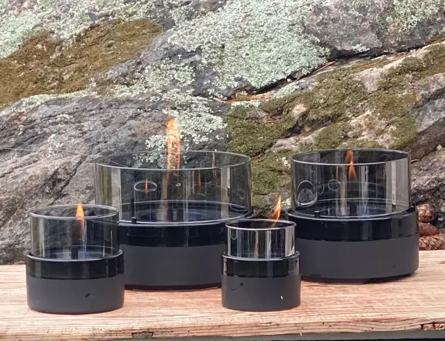 Επιτραπέζια Εστία Φωτιάς Rosie 14 Tenderflame με διάρκεια καύσης 4 - 5 ώρες, χωρητικότητα δεξαμενής 250ml και διαστάσεις 15.4x13.8cm - Black TF-600171 3