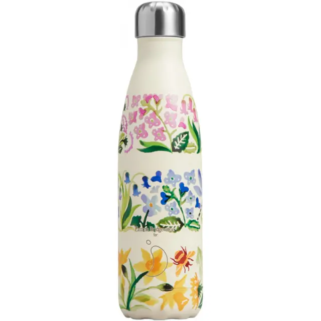 Μπουκάλι Θερμός Original Emma Bridgewater Chilly's με χωρητικότητα 500ml και διατήρηση θερμοκρασίας 12h ζεστό / 24h κρύο - Wildflower Walks