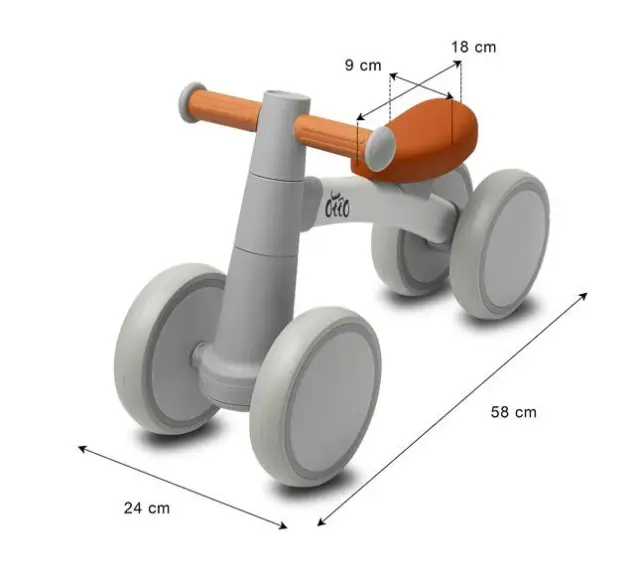TOYZ Ποδήλατο Ισορροπίας OTTO Ροζ 3