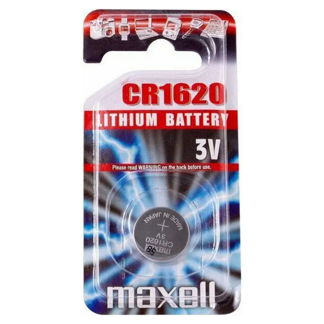 MAXELL Lithium CR1620 μπαταρία λιθίου ρολογιών 3V 1τμχ