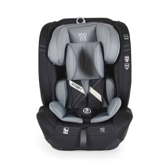 Cangaroo Κάθισμα Αυτοκινήτου I-Size 76-150cm Start Grey 3801005151974 3