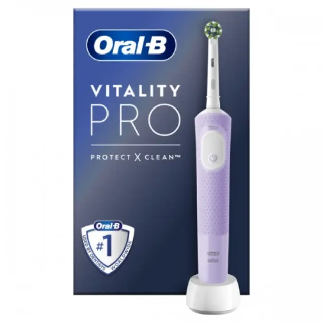 Oral-B Vitality Pro Λιλά Επαναφορτιζόμενη Ηλεκτρική Οδοντόβουρτσα