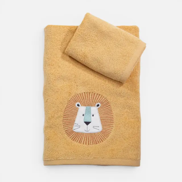 Πετσέτες Βρεφικές Σετ 2τεμ. Wild Company Nef Nef Homeware, 100% ΒΑΜΒΑΚΙ - YELLOW (041051)