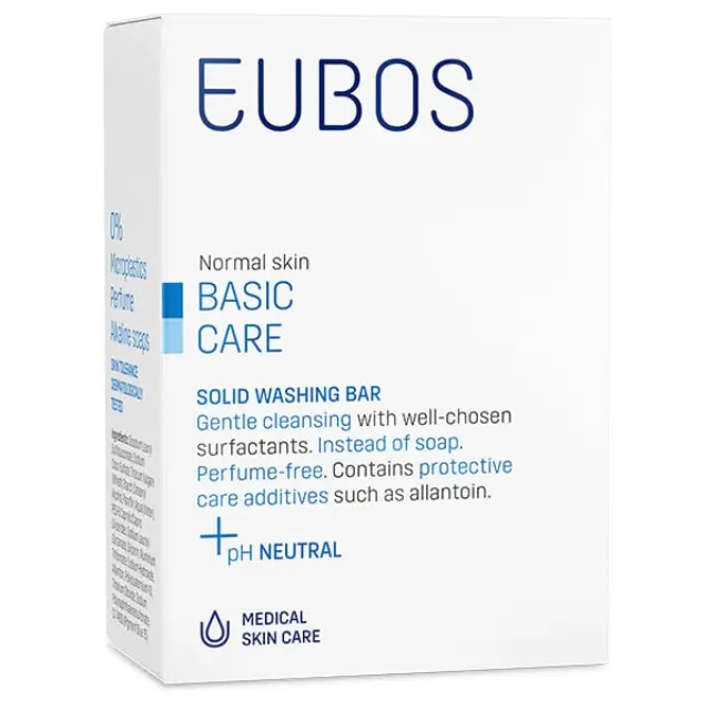 Eubos Basic Care Blue Μπάρα Σαπουνιού 125gr
