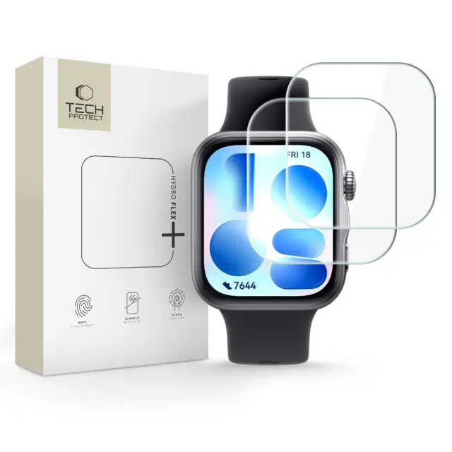 Tech-protect Hydro Flex+ 2-pack Huawei Watch Fit 5 Clear