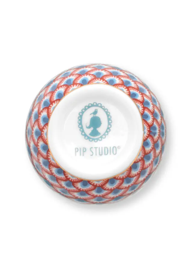 PIP STUDIO ΠΟΡΣΕΛΑΝΙΝΗ ΑΥΓΟΘΗΚΗ FLOWER FESTIVAL ΜΠΛΕ 4cm - One size 2