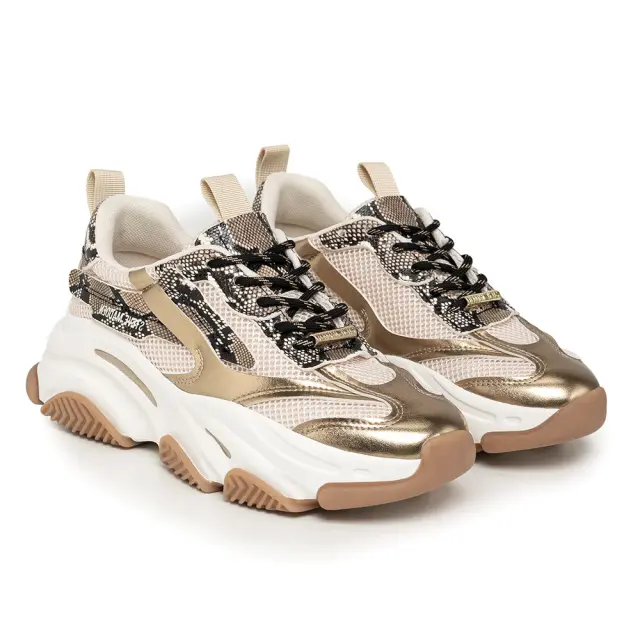 Γυναικεία Sneakers Steve Madden Possession-E 11004652-22H Light Bronze Χρυσό - 37 2
