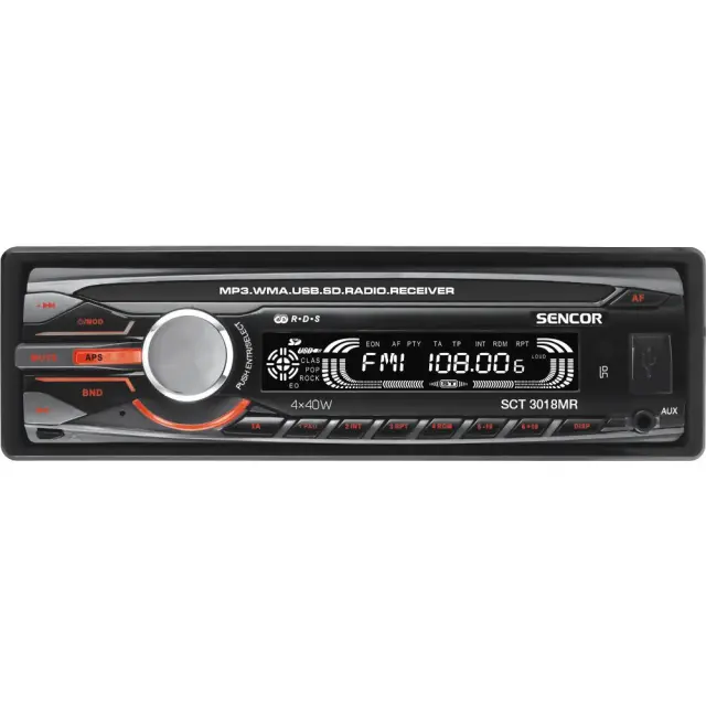 Ραδιόφωνο Αυτοκινήτου Sencor SCT 3018MR με USB/SD/RDS , MP3/WMA player