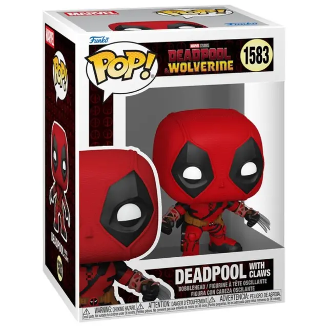 Φιγούρα Funko Pop! Marvel: Deadpool & Wolverine - Deadpool with Claws #1583 Bobble-Head Vinyl Figure 2