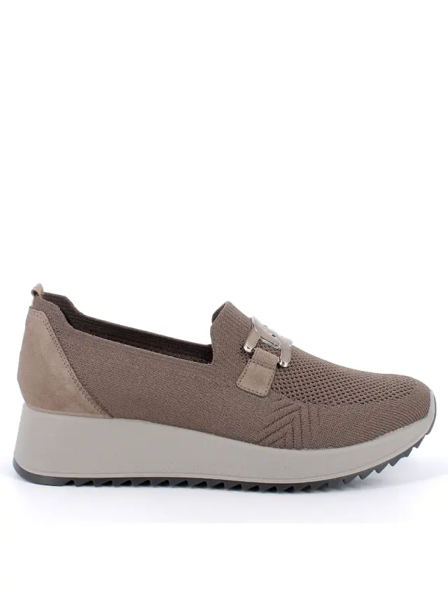Imac Sneakers Γυναικείο δέρμα/ύφασμα Καφέ IMA/858210 TAUPE 3