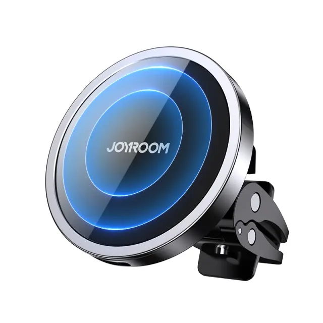 Μαγνητική Βάση Αυτοκινήτου Joyroom Ασύρματος Επαγωγικός Φορτιστής Qi 15W Μαύρο (JR-ZS240)