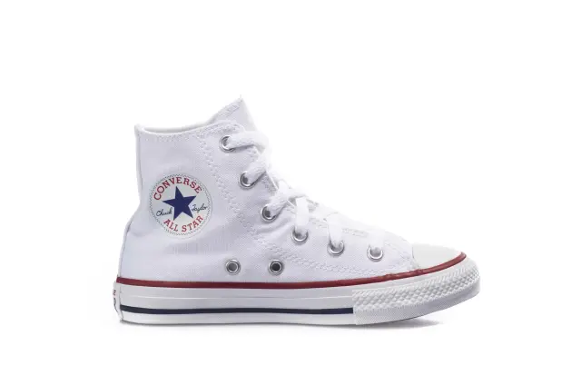 Converse Unisex Kids Chuck Taylor All Star HI Canvas Άσπρο 3J253C (Converse)