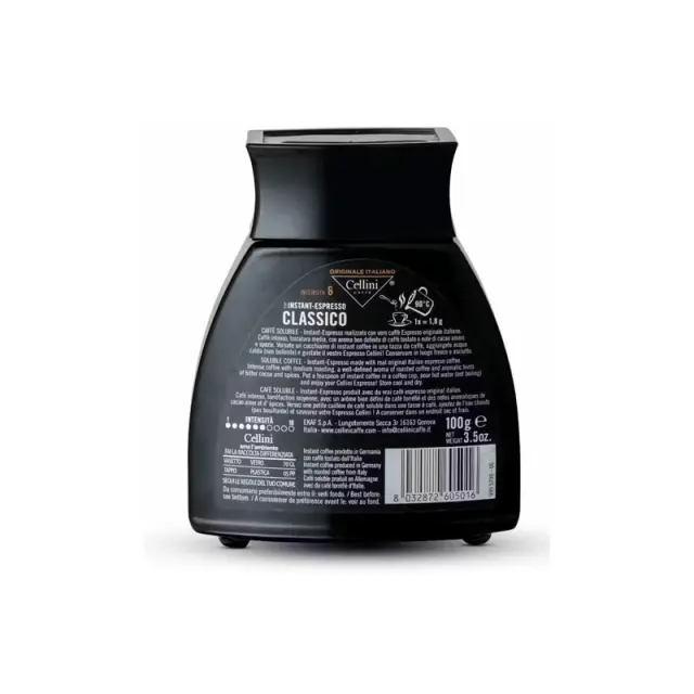 Cellini στιγμιαίος καφές espresso 100g 2