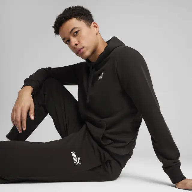 Puma Ess No. 1 Logo Sweatpants Black 682612-01 2