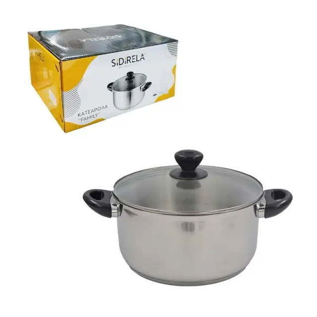 Sidirela Family Κατσαρόλα 28cm E-3994 - Casserole Pot E-3994