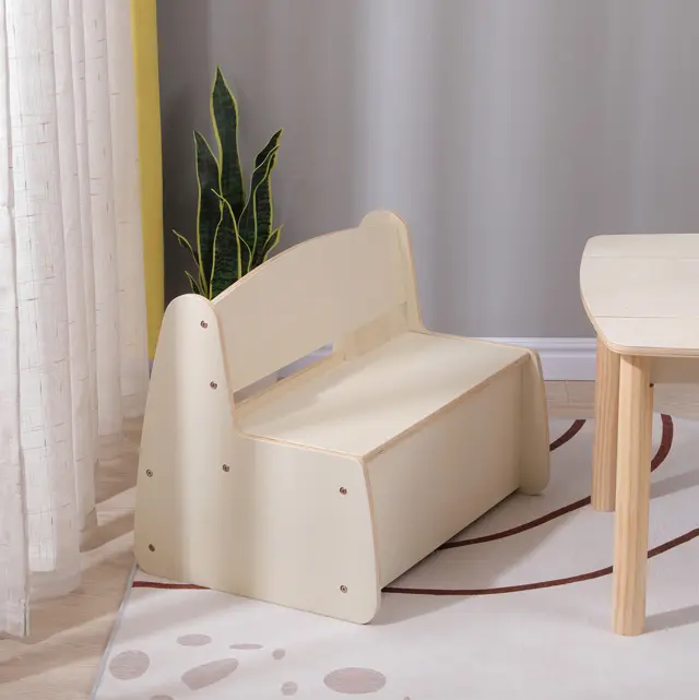 ΠΑΓΚΑΚΙ ΠΑΙΔΙΚΟ ΜΕ ΑΠΟΘ.ΧΩΡΟ FB918342.01 MDF & ΚΟΝΤΡΑΠΛΑΚΕ ΦΥΣΙΚΟ 63x43x47Υεκ 2