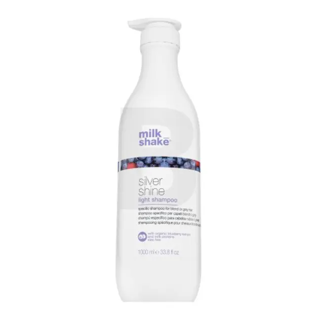 Milk_Shake Silver Shine Light Shampoo protective shampoo for platinum blonde and gray hair 1000 ml