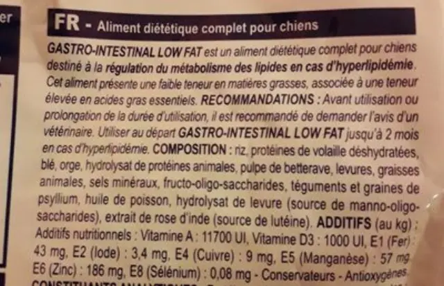 ROYAL CANIN Gastrointestinal Low Fat Dry dog food Poultry 1 - 5 kg 2
