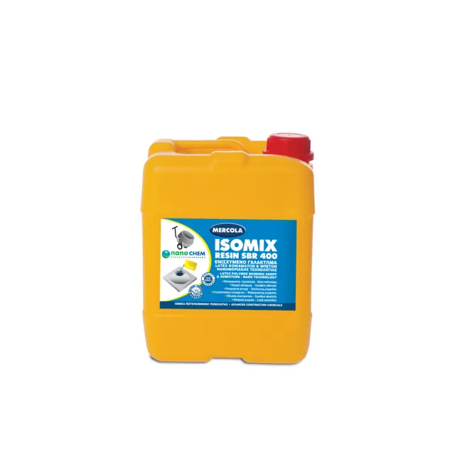 Mercola ISOMIX RESIN SBR 400 Ενισχυμένο Γαλάκτωμα Κονιαμάτων Latex 5 kg