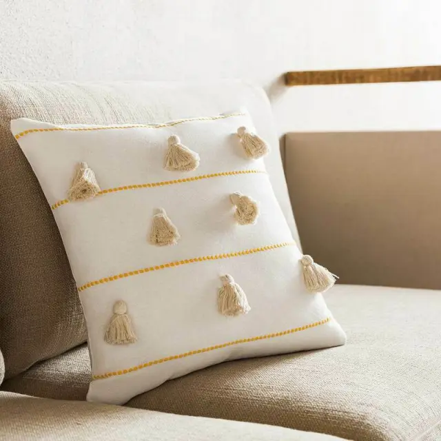 Μαξιλαροθήκη 43x43cm GOFIS HOME POMY ΚΡΟΚΙ 188/ 10