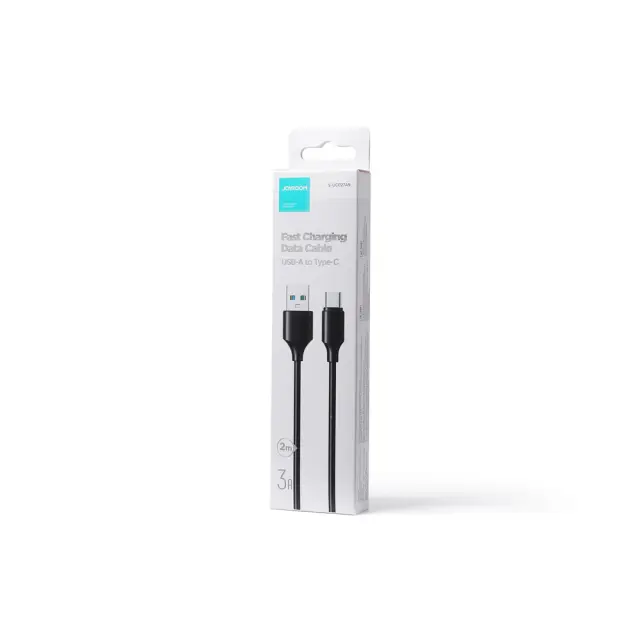 Joyroom® -Καλώδιο USB-A σε USB-C 3A 2m-Black. 2