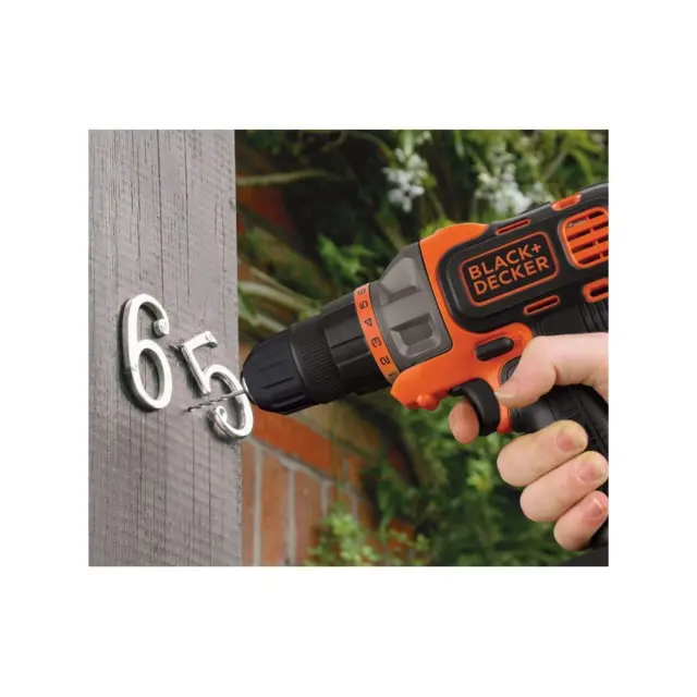 Black & Decker MT218KB-QW - Δραπανοκατσάβιδο Μπαταρίας 18V με 2 Μπαταρίες 1.5Ah (2x 1.5Ah) + Φορτιστή + Βαλίτσα 2