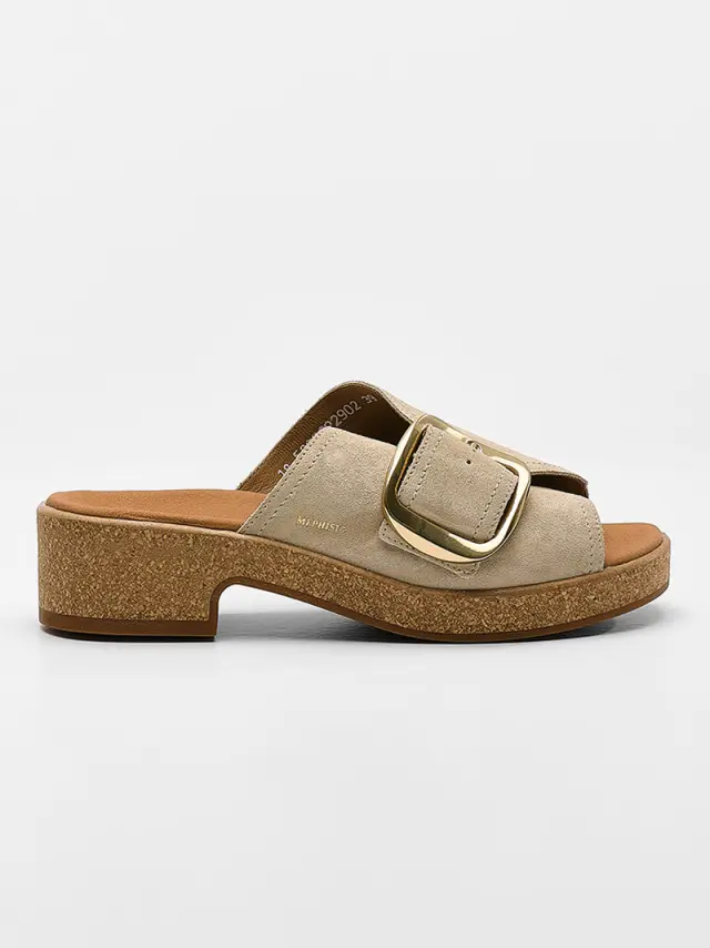 Mephisto Πέδιλα Γυναικείο δέρμα Μπεζ MEP/FOLINE L/SAND 3