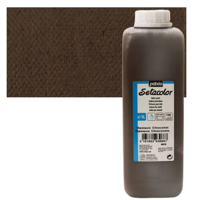 Pebeo Χρώμα Υφάσματος Setacolor Opaque - 88 Chocolate - 1 Lt