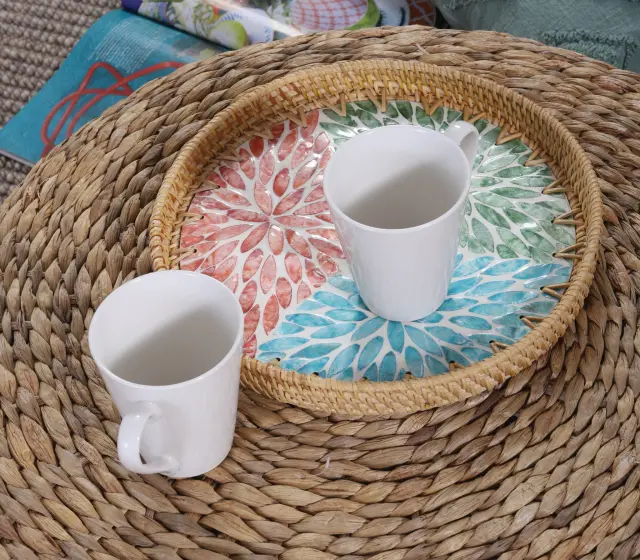 ΔΙΣΚΟΣ ΥΑΚΙΝΘΟΥ TRICOLOR D28X3,5 NEF-NEF HOMEWARE NATURAL