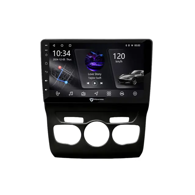 VenCore Οθόνη Multimedia Android 15 10.1" PX5S Octa-Core 2GB/32GB IPS με Πρόσοψη, CarPlay, Android Auto και Υποστήριξη Κάμερας 360° για Citroen C4L 2011-2016 – Μαύρη (3236-10006-0131B) 2