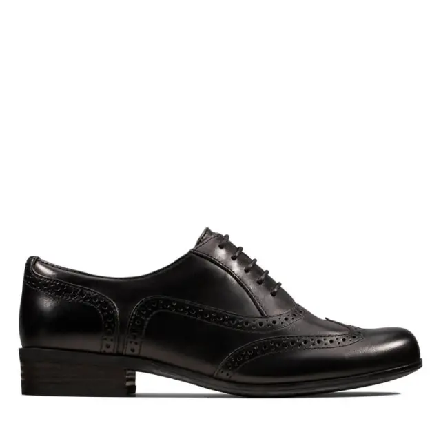 Clarks Hamble Oak Black Black Leather - 39.5