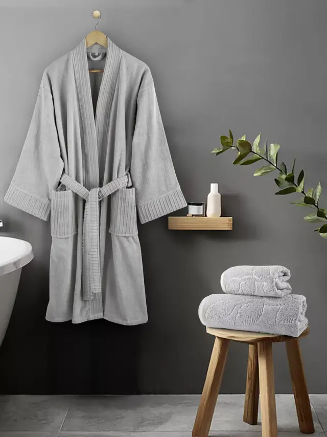 Μπουρνούζι Kimono - Extra/Extra Large - Velvet Gray
