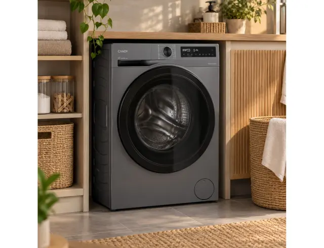 Πλυντήριο ρούχων Slim Candy ProWash 550 BP 47SBL8G-S με Wi-Fi, Bluetooth, χωρητικότητα 7kg, 1400rpm και ενεργειακή κλάση A - Polar Night Grey31020689