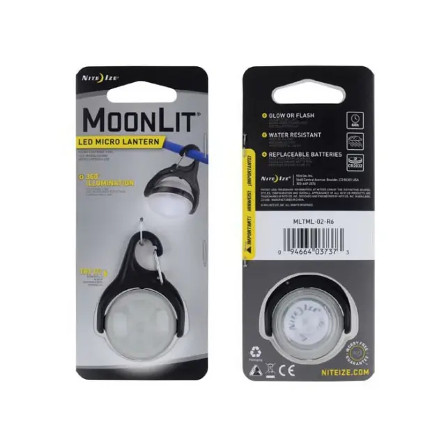 Φακός Περιστρεφόμενος Μικρός NITE IZE MOONLIT MICRO LATERN 3V 60lm 3