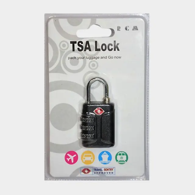 Λουκέτο με συνδυασμό και TSA κλειδαριά RCM TH1017 Μαύρο - ONESIZE
