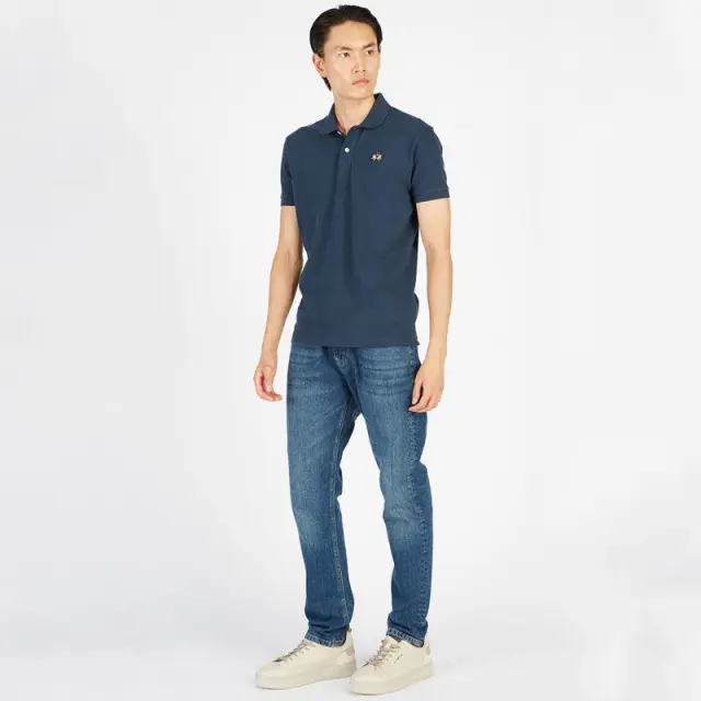 T-Shirt La Martina CCMP02PK001-26DF871-07017 Μπλε - 2XL 3