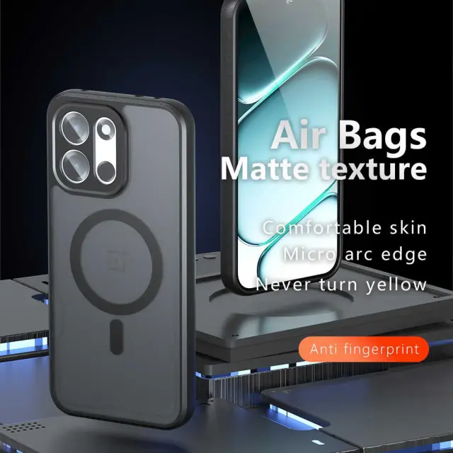 Techsuit - PureFrost MagSafe - OnePlus Nord 6 - Frosted Black 3