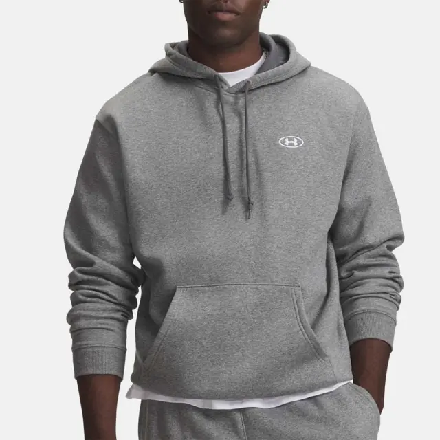 Under Armour Men's Rival Fleece Hoodie Γκρι 6013448-025 (Under Armour)