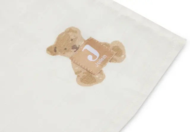 Σετ 2 Μουσελίνες Teddy Bear (115x115cm) – Jollein