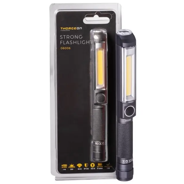 LED Flashlight 7W 500Lm IPX4 (3AAA batery excl.)