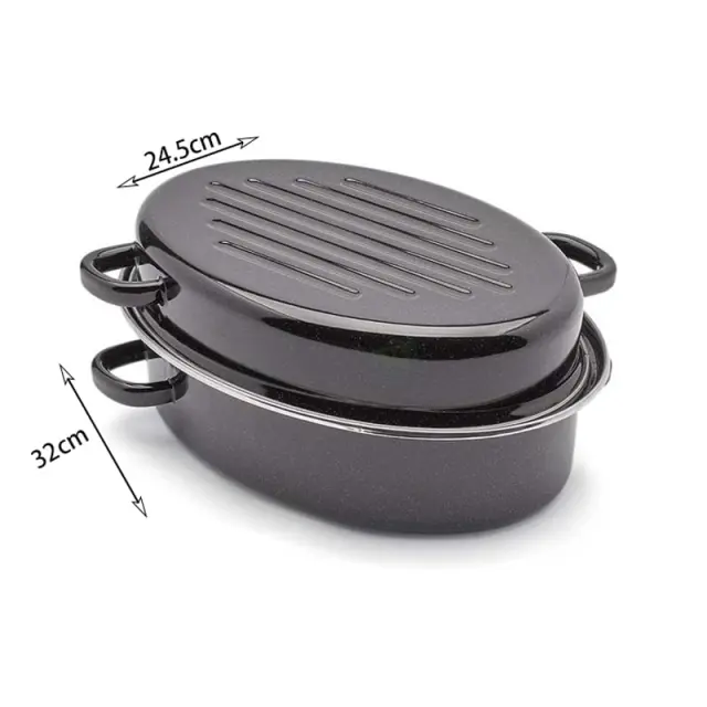 Sidirela Γάστρα 32x24,5cm - Sidirela oval roaster E-3502 2