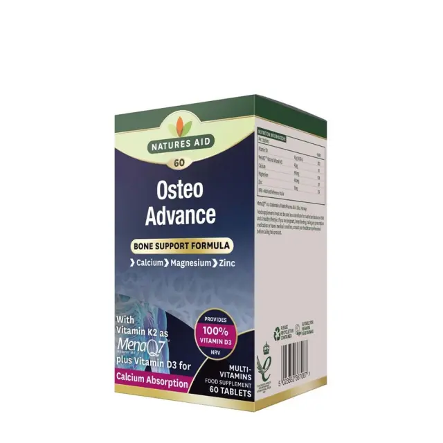 Natures Aid Osteo Advance - Bone Support Formula