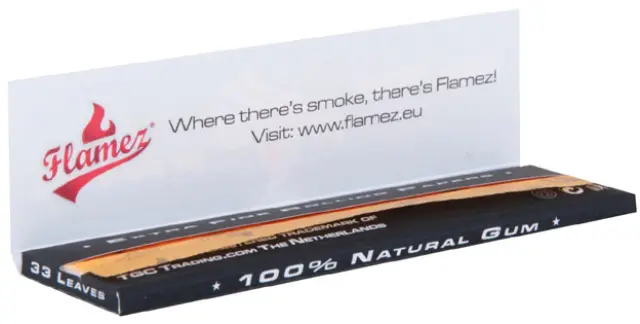 Flamez Χαρτάκια The Original Black King Size - 33φ 2