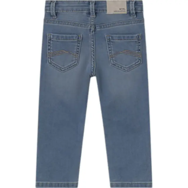 Mayoral Παντελόνι Μαλακό Denim Πεντάτσεπο Τζιν για Αγόρι 2