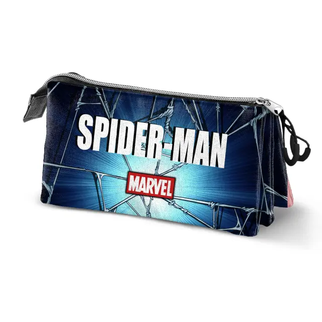 Κασετίνα τριπλή Spiderman Blue Triple Pencil Case Spiderman Maximum 08261 2