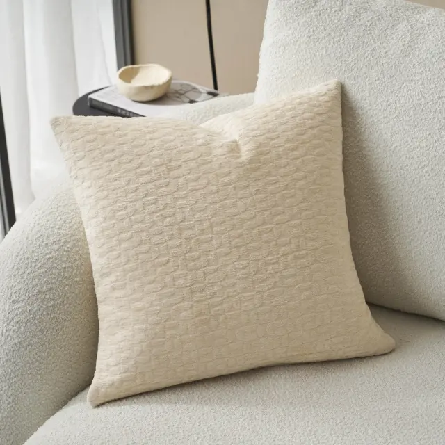 Μαξιλαροθήκη Διακόσμησης Gofis Home Ondine 20-05-184/05 Ecru 50x50