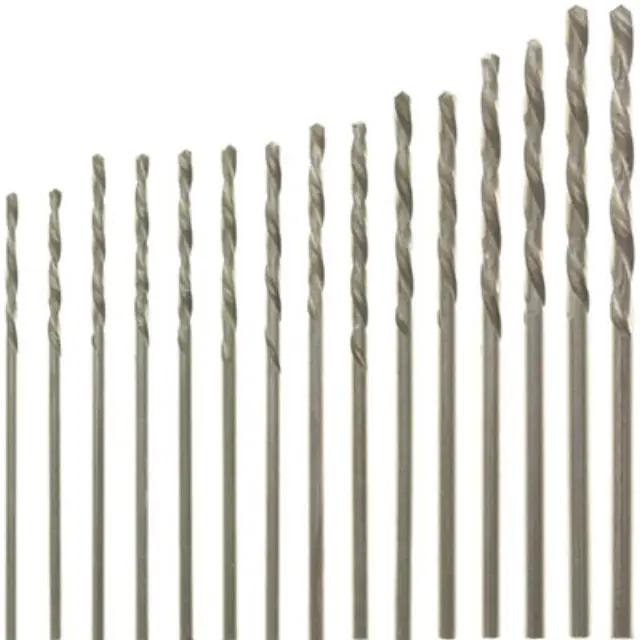 Σετ 15 Τρυπανάκια HSS Ø1.05-2mm