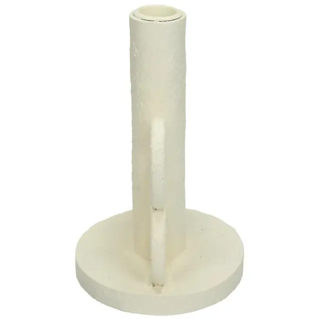 Κηροπήγιο Λευκό Polyresin 11x11x12.4cm 2