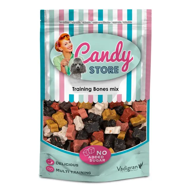 Vadigran Candy Training Bones Mix Μαλακές Εκπαιδευτικές Λιχουδιές για Σκύλους 180gr
